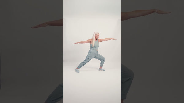 Standing warrior pose